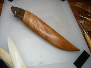 compress some parts of the leather